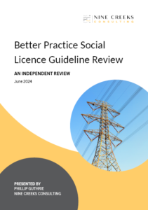 Better Practice Social Licence Guideline - Independent Accountability Review