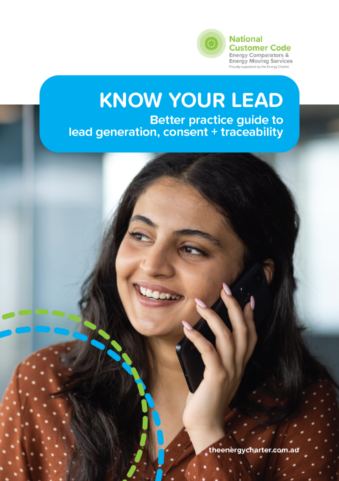 Energy Comparators and Energy Moving Services Customer Code KNOW YOUR LEAD_FINAL