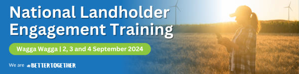 Landholder Engagement Training Sep 2024 WEBSITE BANNER