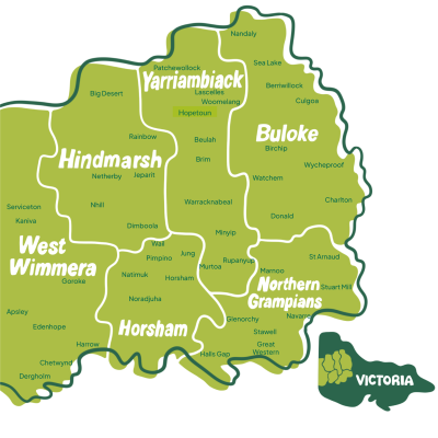 Wimmera Region Map